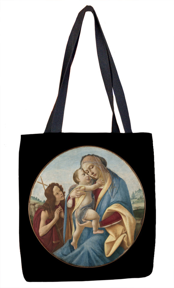 Virgin and Child with the Young Saint John the Baptist Tote Bag - ImageExchange