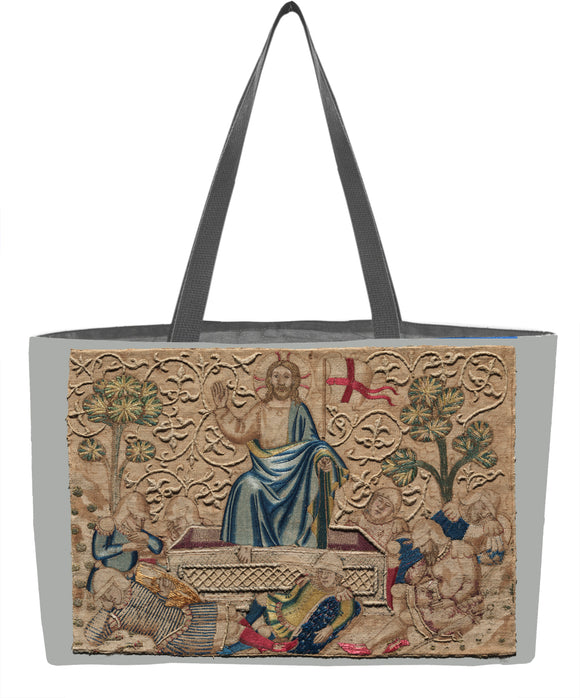The Resurrection, from an Embroidered Altar Frontal Weekender Tote - ImageExchange