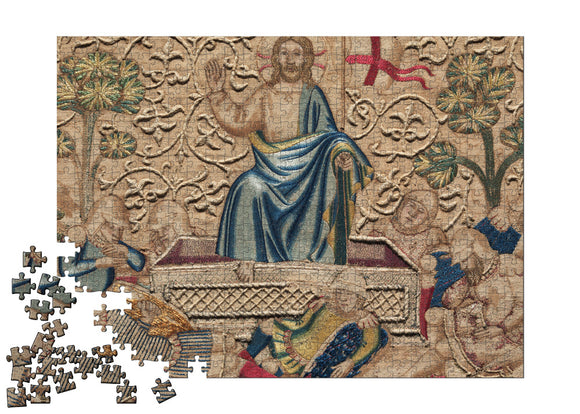 The Resurrection, from an Embroidered Altar Frontal Puzzle - ImageExchange