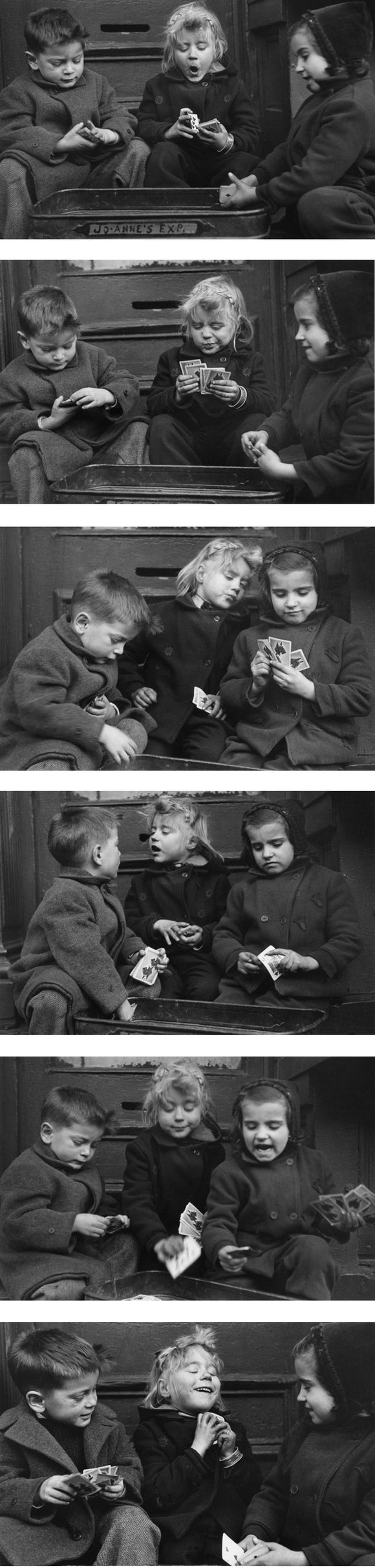 Card Players, New York City, 1947 Photograph (Set of 6) - ImageExchange