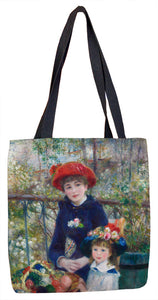 Two Sisters (On the Terrace) Tote Bag - ImageExchange