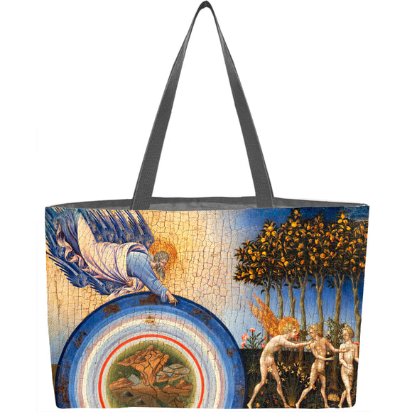 The Creation of the World and the Expulsion from Paradise Tote Bag - ImageExchange