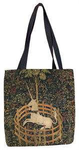 The Unicorn Rests in a Garden (from the Unicorn Tapestries) Tote Bag - ImageExchange