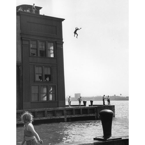 Boy Jumping, New York City, 1948 Photograph - ImageExchange