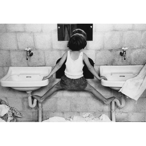 Tirza on Sinks, Israel, 1951 Photograph - ImageExchange